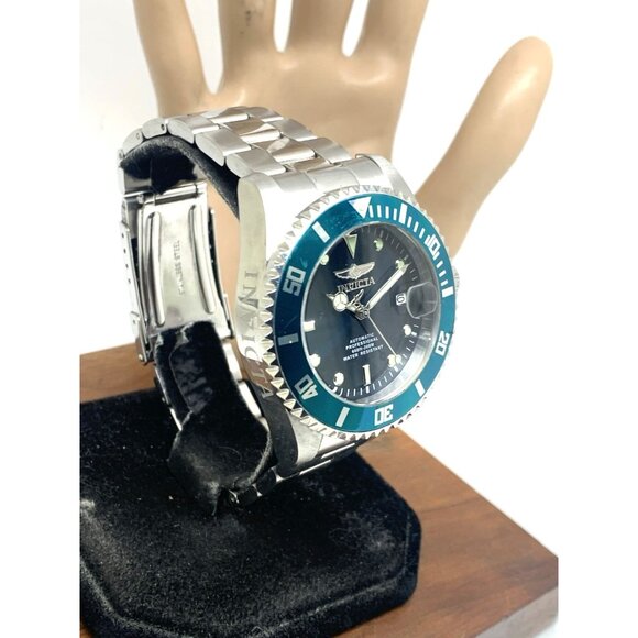 Invicta Men's Watch 36972 Pro Diver Automatic Blue Dial Silver Steel 44mm - Picture 15 of 15